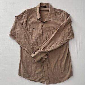Travis Mathew Long Sleeve Button Down Shirt Men's